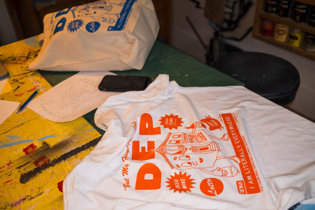 T-shirt Mr. Sign x The Main “Dep”