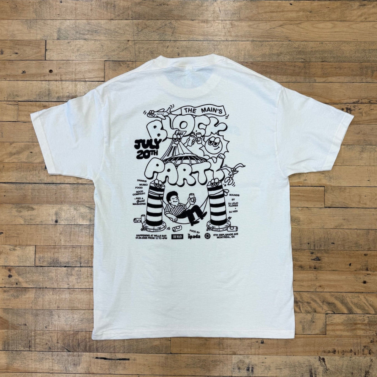 Official 1st Annual Block Party Tee